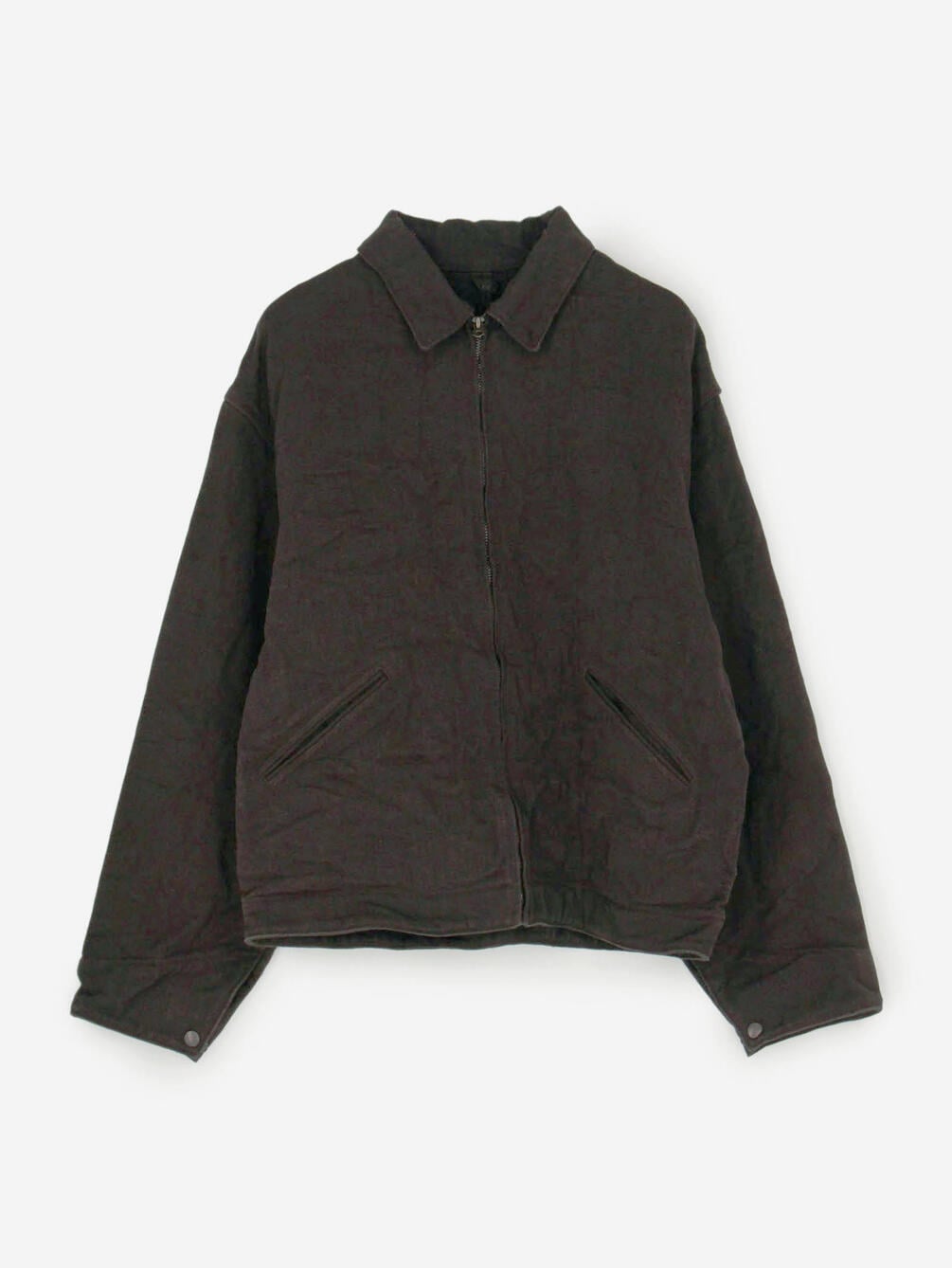 ヘンプダック ジップショートジャケット
