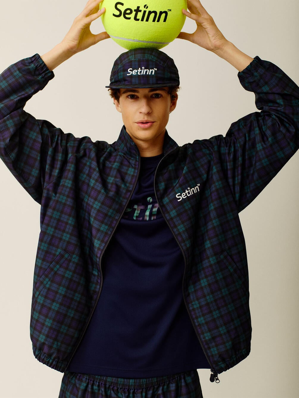 Setinn | チェック ジップジャケット MEN