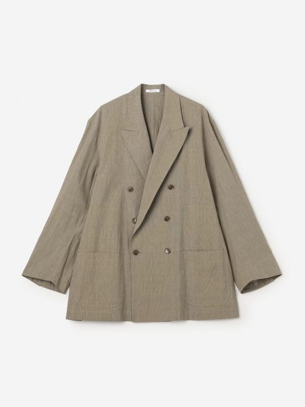 CHEMISE D'ADAM | 〈別注〉コットン ダブルブレスト シャツジャケット MEN