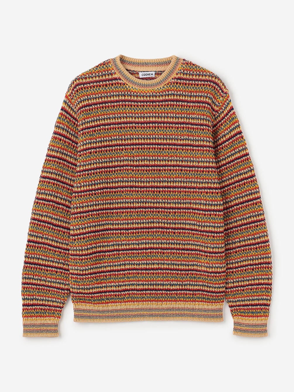 COOHEM | 〈別注〉 マルチボーダーニット MEN