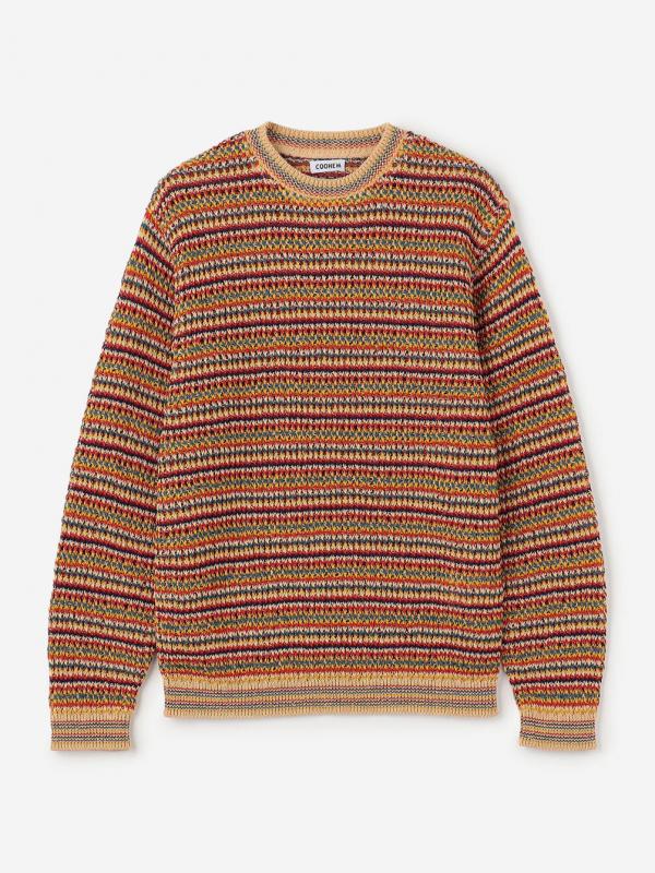 COOHEM | 〈別注〉 マルチボーダーニット MEN