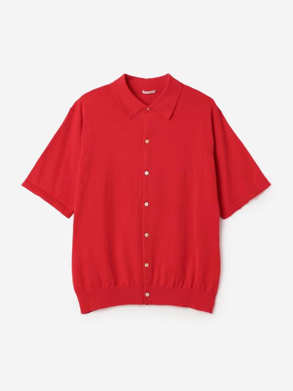 RYE TENDER | 半袖 ニットシャツ MEN