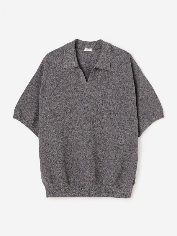 crepuscule | 鹿の子 スキッパーポロシャツ MEN