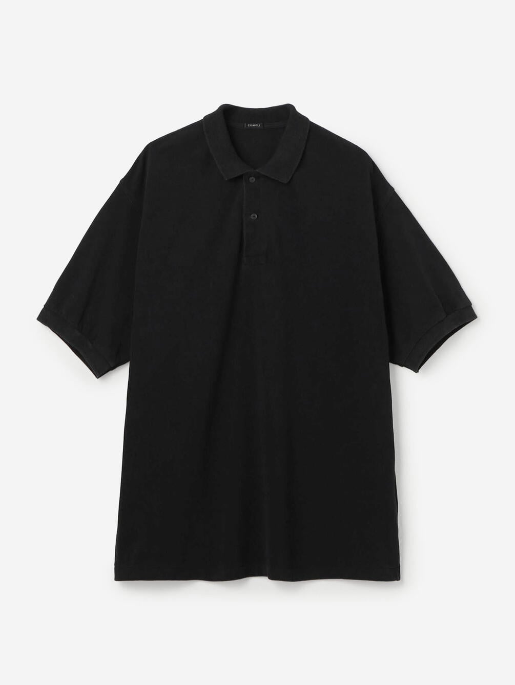 COMOLI | 鹿の子 半袖ポロシャツ MEN