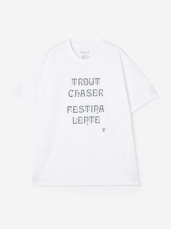 South2 West8 | クルーネック 半袖ロゴTシャツ MEN