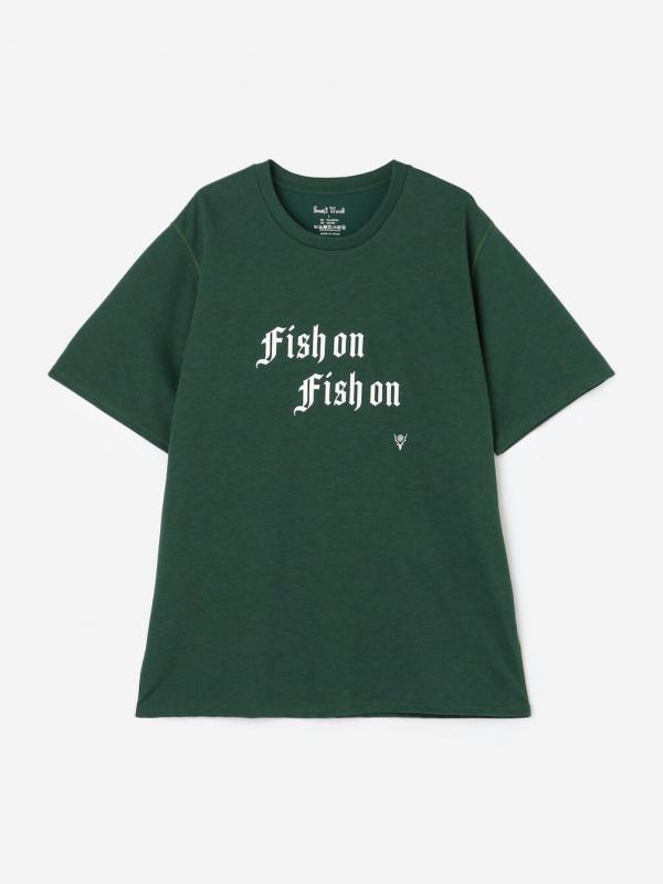 South2 West8 | クルーネック 半袖ロゴTシャツ MEN