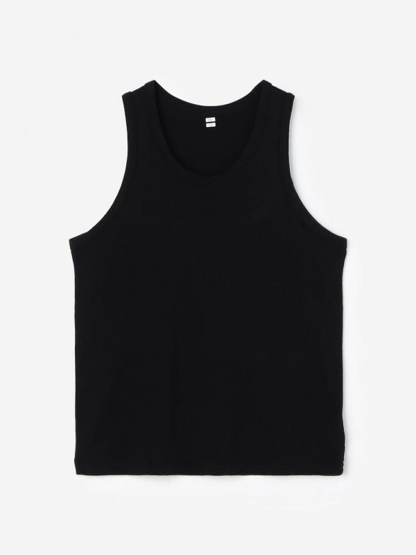 blurhms | コットンシルクネップ リブタンクトップ MEN