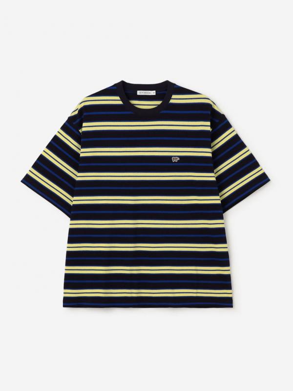 SCYE BASICS |〈別注〉コットン 鹿の子ボーダーTシャツ MEN