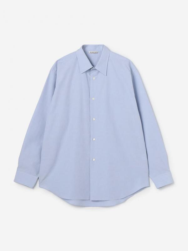 AURALEE | WASHED FINX WEATHER CHAMBRAY SHIRT MEN