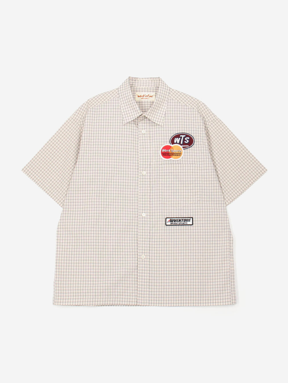 Work of Art Kendai | コットンチェック 半袖シャツ MEN