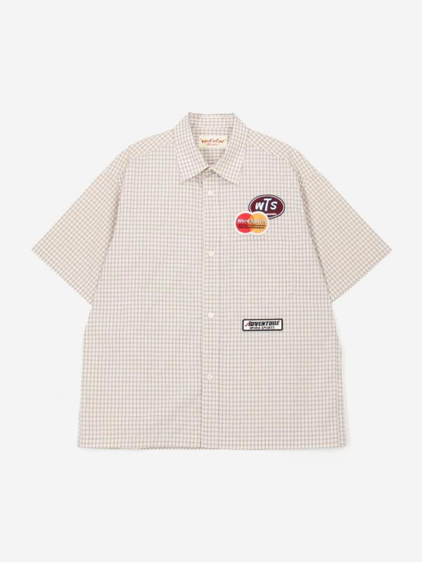 Work of Art Kendai | コットンチェック 半袖シャツ MEN