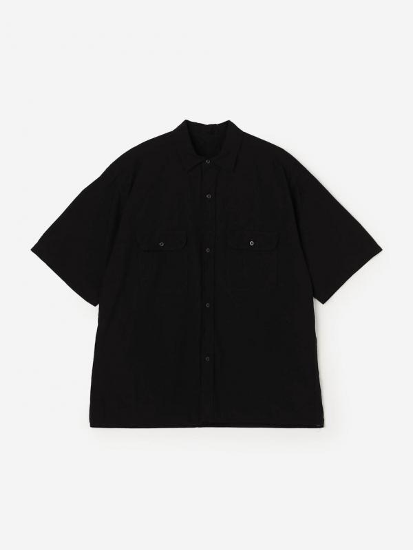 blurhmsROOTSTOCK | シャンブレー 半袖ワークシャツ MEN