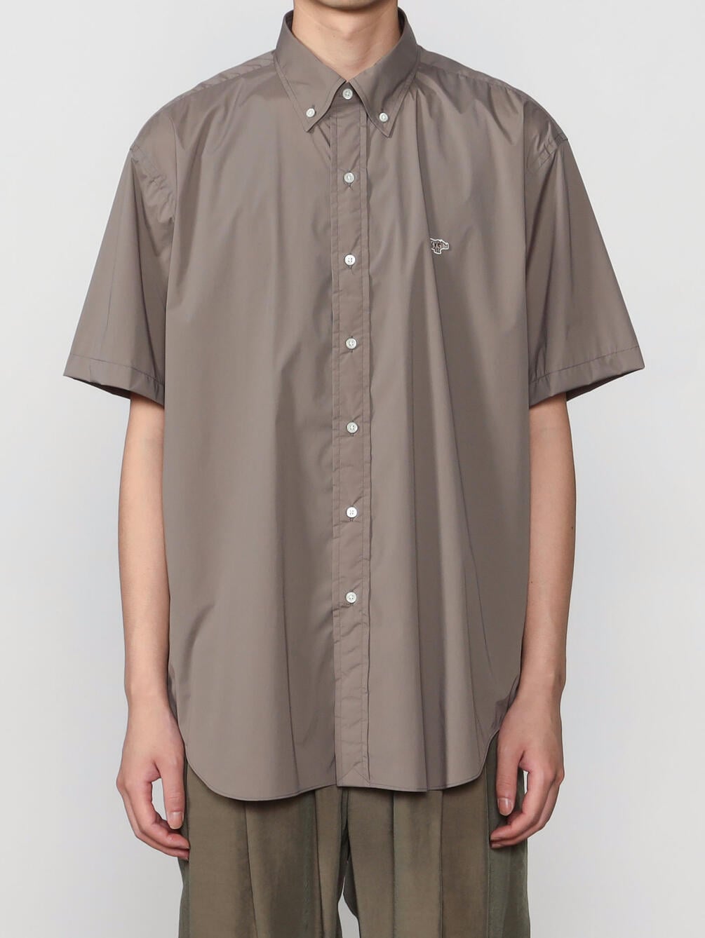 SCYE BASICS | 〈別注〉ナイロン ボタンダウン半袖シャツ MEN