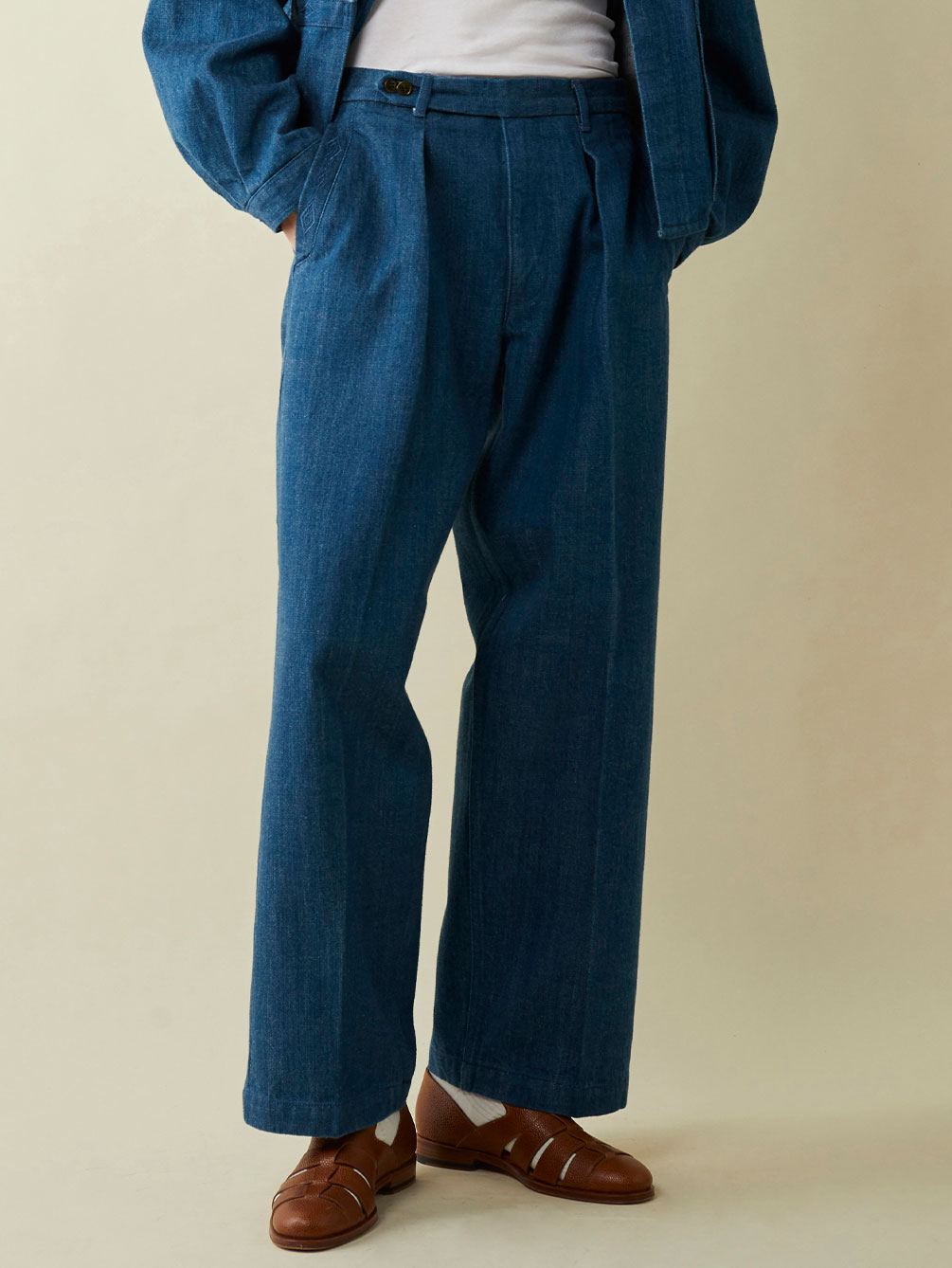 SARTO | SELVAGE DENIM SLACKS MEN