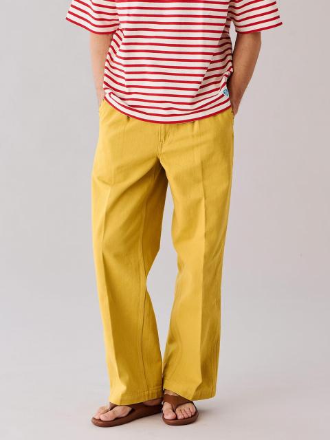 SARTO | TUCKED EMBROIDERY PANTS MEN