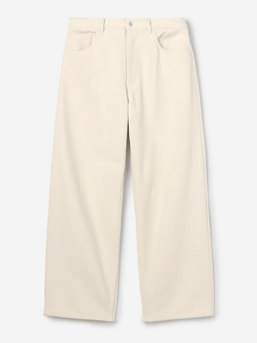 AURALEE | SILK NEP DENIM 5P WIDE PANTS MEN