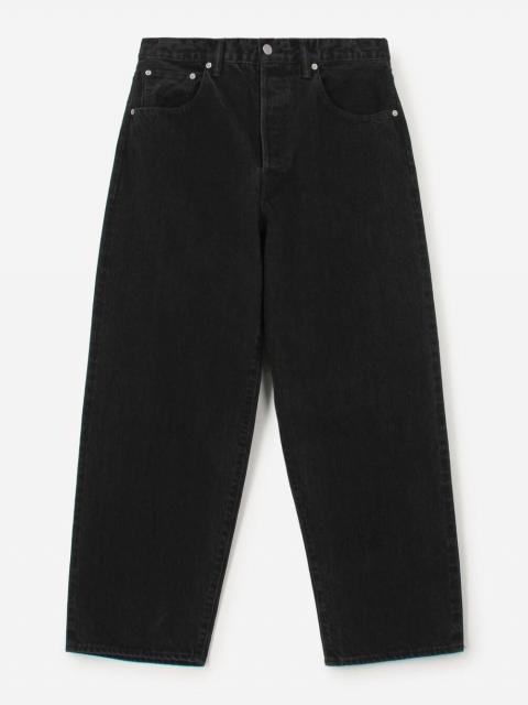 SCYE BASICS | セルビッチ ワイドデニム Black MEN