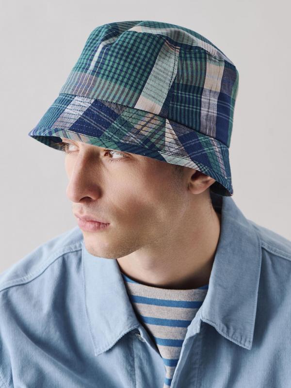 cableami | マドラスチェック バケットハット MEN