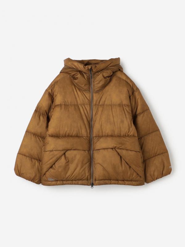 ALLIED FEATHER + DOWN | 〈別注〉 ナイロン フーデッドダウンジャケット WOMEN