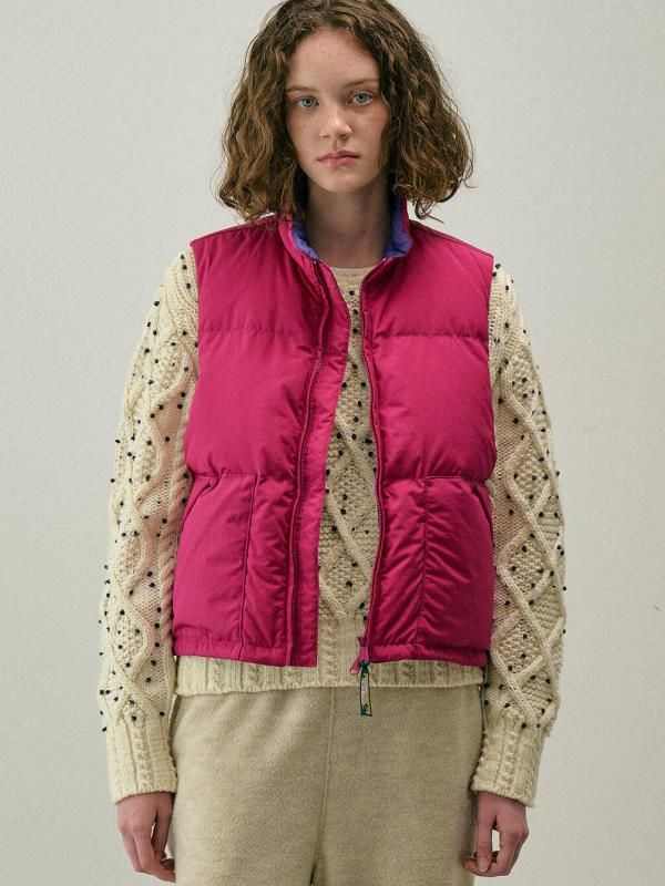 L.L.Bean | ナイロン スタンドカラーダウンベスト WOMEN