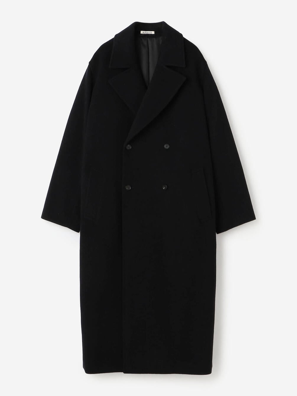 AURALEE | SUPER FINE WOOL MOSSER DOUBLE-BREASTED COAT WOMEN