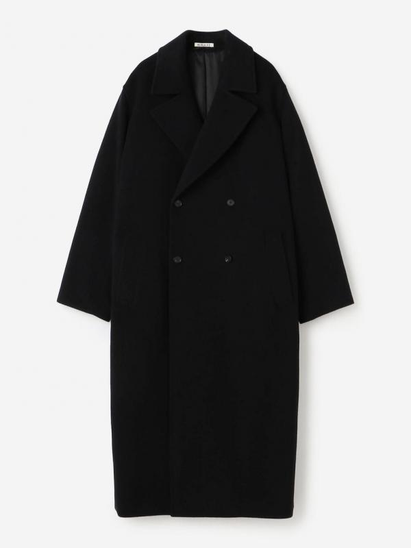 AURALEE | SUPER FINE WOOL MOSSER DOUBLE-BREASTED COAT WOMEN