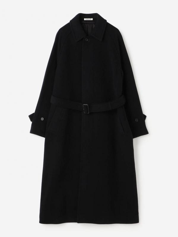 AURALEE | SUPER FINE WOOL MOSSER SOUTIEN COLLAR COAT WOMEN