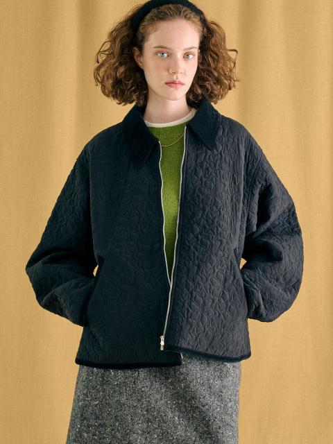 Oblada | FLOWER EMBROIDERY BLOUSON WOMEN