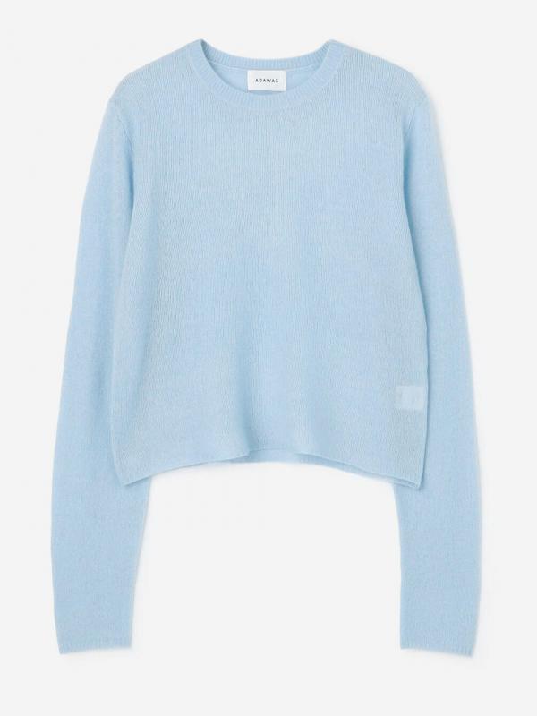 ADAWAS |〈別注〉セミシアー クルーネックニット WOMEN