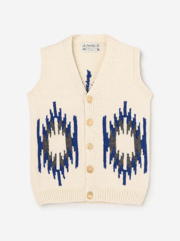 INVERALLAN | ニットボタンベスト WOMEN