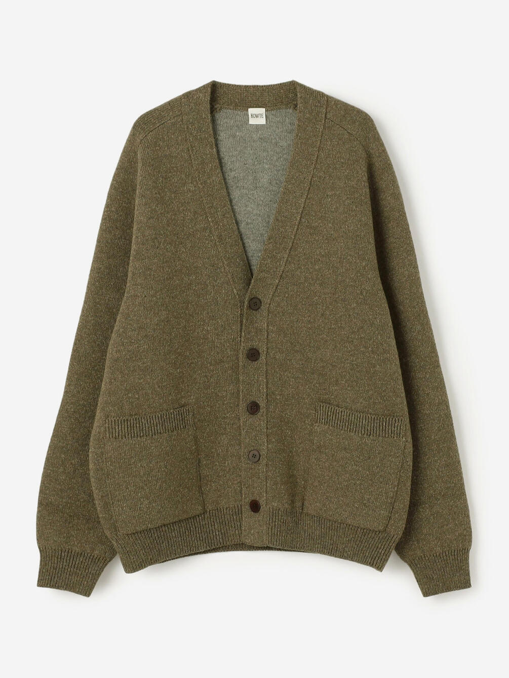 BOWTE | ITALIAN YARN IRISH CASHMERE MELANGE V NECK CARDIGAN WOMEN