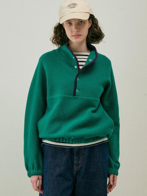 RYE TENDER | 〈別注〉ハーフスナップ ニットプルオーバー WOMEN