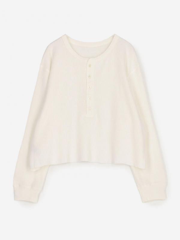 TICCA | ビーチワッフル ショート2WAYプルオーバー WOMEN