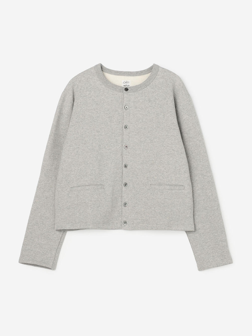 ANATOMICA | SWEAT CREW NECK CARDIGAN WOMEN