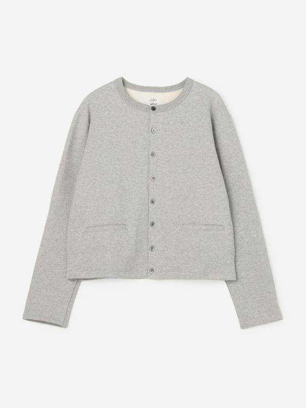 ANATOMICA | SWEAT CREW NECK CARDIGAN WOMEN
