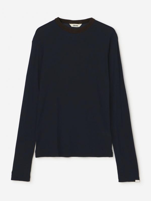 Oblada | SHEER LONG SLEEVE TEE WOMEN