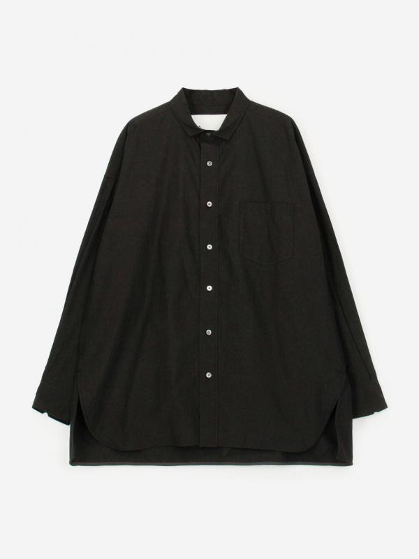 TICCA | コットンシャンブレー スタンドスクエアシャツ UNISEX