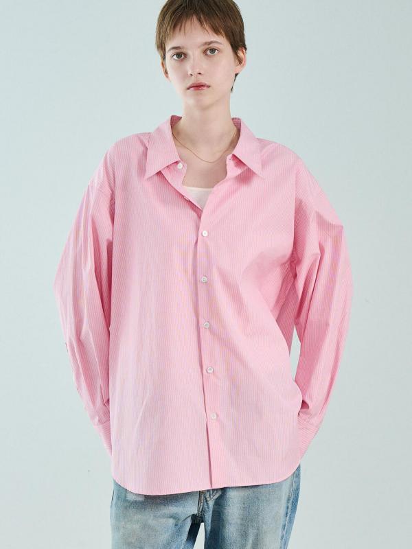 SOPHIE TALKS ABOUT THE WEATHER |〈別注〉オーバーサイズ 長袖シャツ STRIPE WOMEN