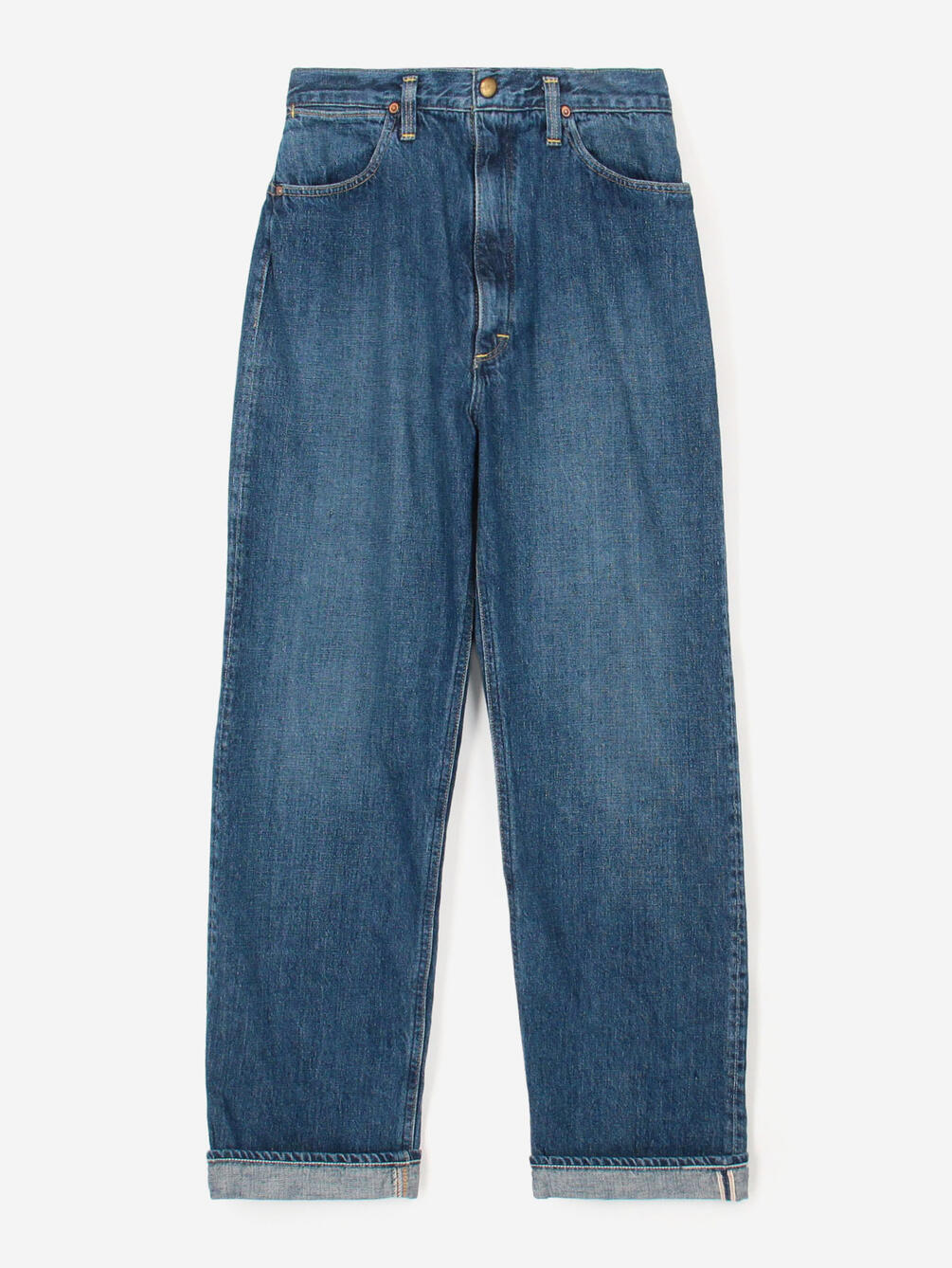 orSlow | HIGH WAIST SELVEDGE DENIM PANTS USED WOMEN