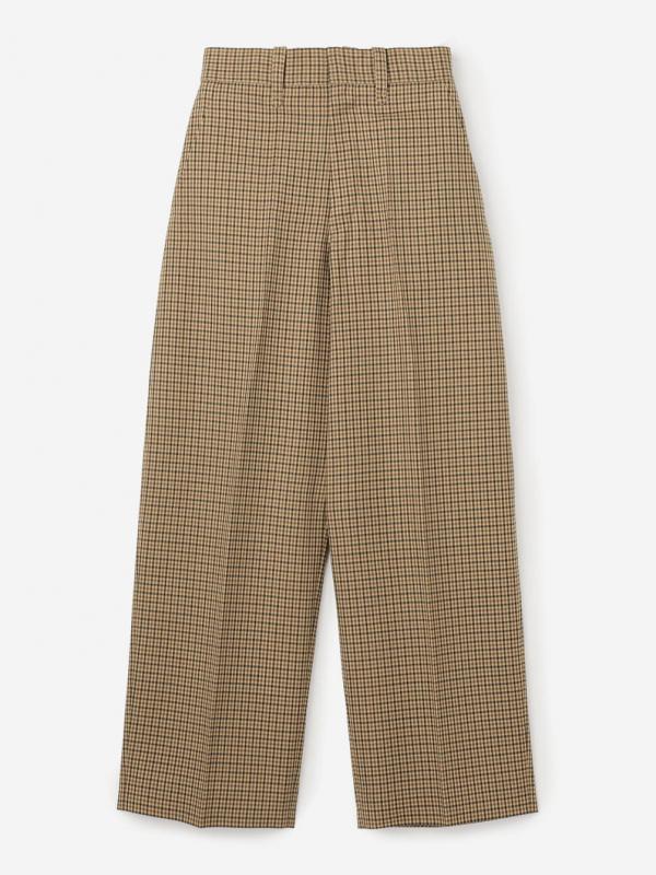 BOWTE | SUPER130'S CHECK DRESS TROUSERS WOMEN