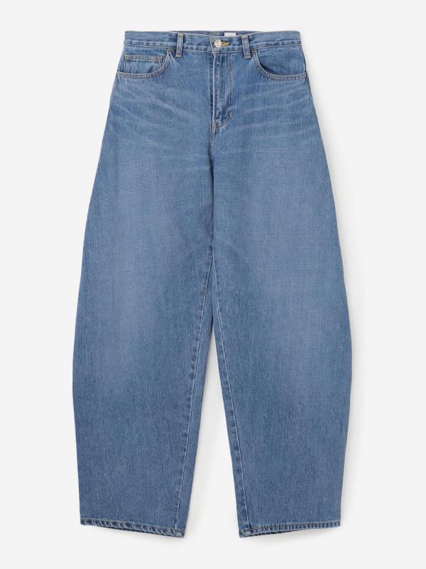 BOWTE | SEA ISLAND COTTON DENIM LOW CURVY PANTS WOMEN