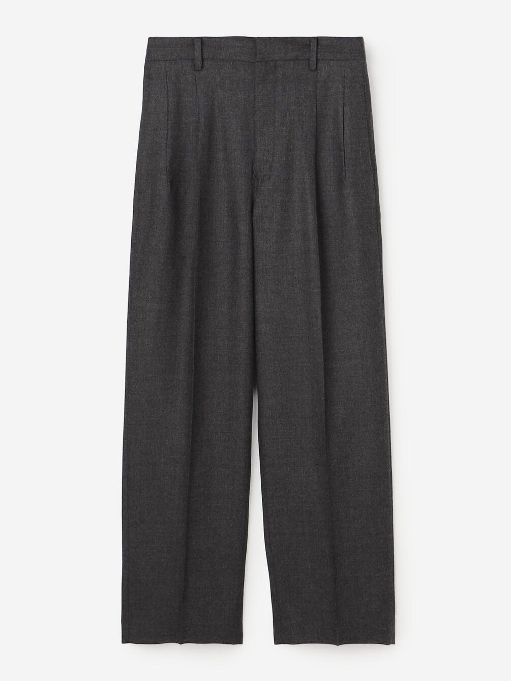 AURALEE | SUPER LIGHT WOOL TWO-TUCK SLACKS WOMEN
