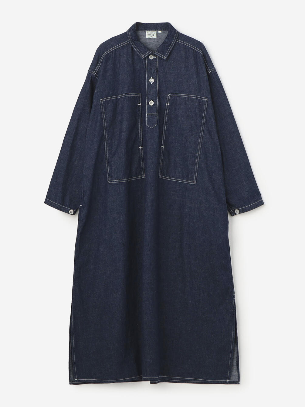 orSlow | PULLOVER DENIM DRESS WOMEN