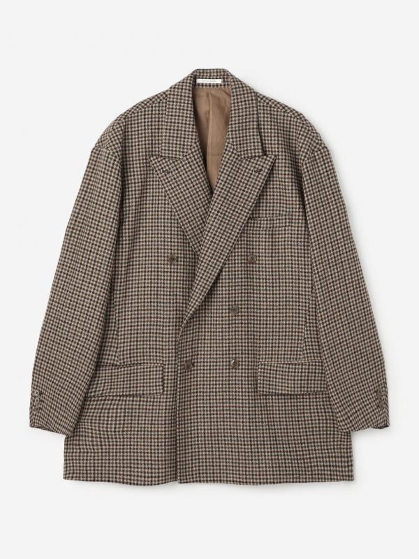 COUTURE D'ADAM | ビッグ ダブルジャケット CHECK MEN