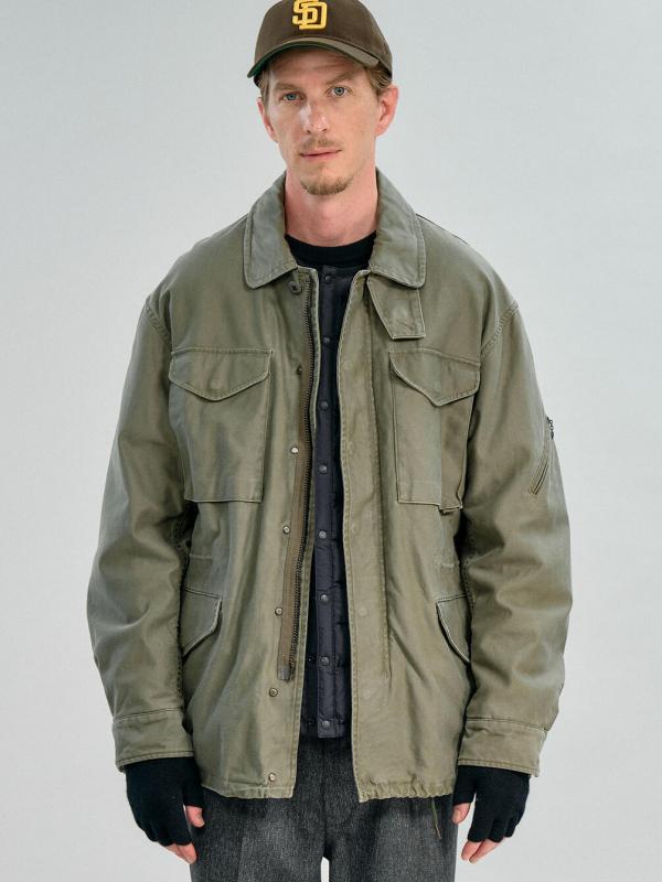 nonnative | コットンバックサテン トゥルーパージャケット MEN