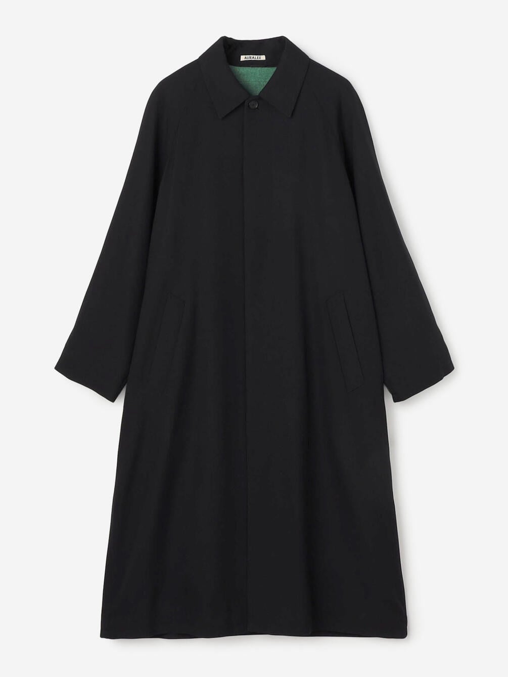 AURALEE | ULTRA FINE WOOL TWILL WOOL-LINED COAT MEN