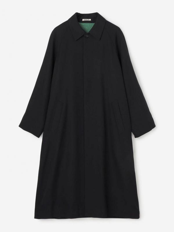 AURALEE | ULTRA FINE WOOL TWILL WOOL-LINED COAT MEN