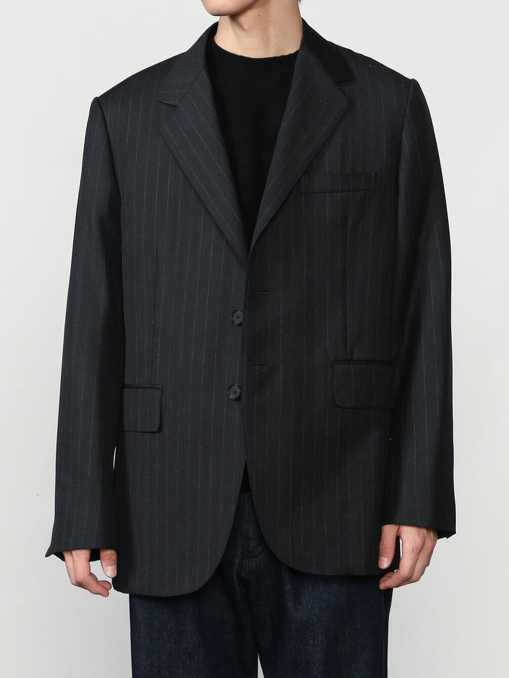 AURALEE | BLUEFACED WOOL JACKET MEN