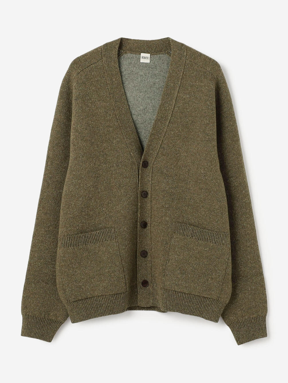 BOWTE | ITALIAN YARN IRISH CASHMERE MELANGE V NECK CARDIGAN MEN