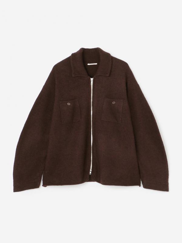 RYE TENDER | 〈別注〉ウール ニットシャツジャケット MEN